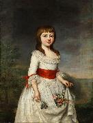 unknow artist Portrait of Duchess Charlotte Friederike of Mecklenburg as a child oil painting on canvas
